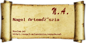 Nagel Artemíszia névjegykártya